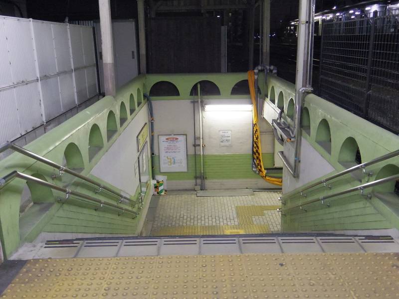 JR春日井駅の地下通路がお役御免を迎える