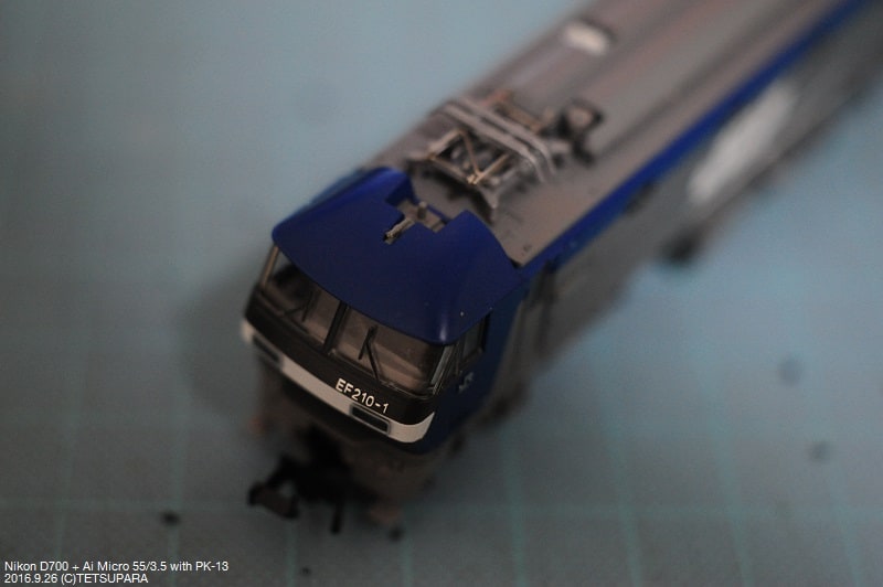 TOMIX EF210の重要部検査